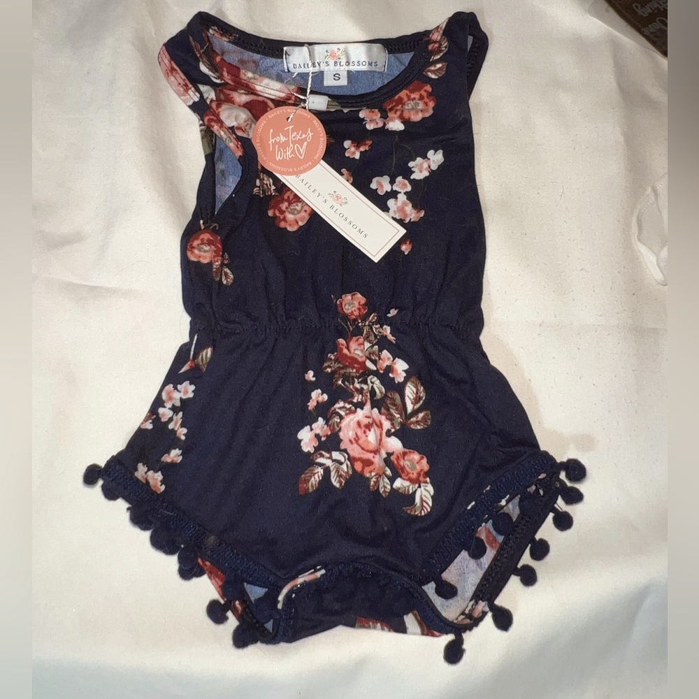 Baileys blossom floral romper